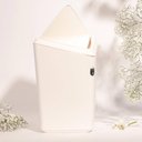 Ver imagem 3 de Lixeira Basculante Crippa 12l Prisma Branco Cozinha Escritório Banheiro