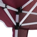 Ver imagem 2 de Tenda Gazebo Articulada 3x3x2,4 M Barraca Praia Sanfonada Dobravel Bordo Alumínio com Bolsa