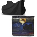 Ver imagem 4 de Capa Cobrir Bicicleta Bike Protetora Couro Ecológico Premium Forrada Impermeável até Aro 29 Carrhel