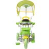 Triciclo Motoca Infantil Passeio com Empurrador Pedal Luz Som Capota Importway Bw-003 Verde - 3