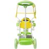 Triciclo Motoca Bicicleta 3 Rodas Infantil Passeio com Empurrador Pedal Luz Som Capota Verde - 3