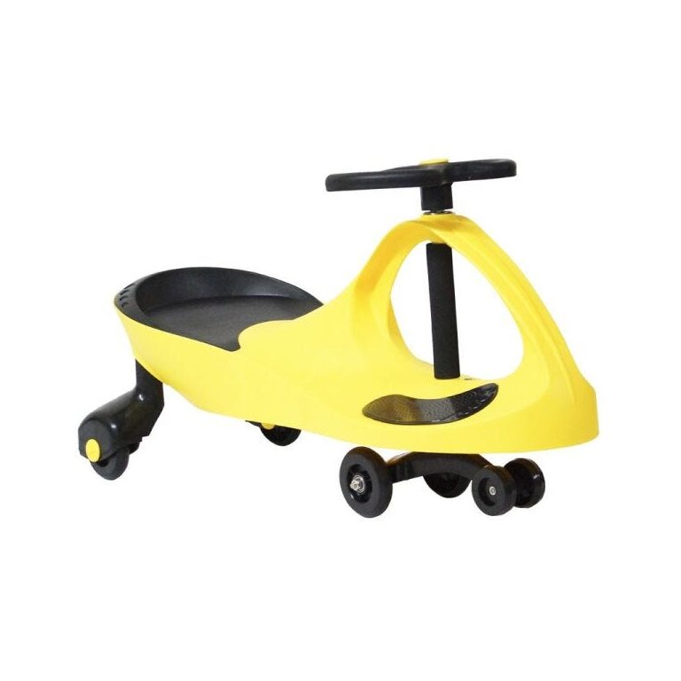 Carrinho Gira Gira Car Infantil Brinquedo Criança Importway Giro BW-004 Amarelo