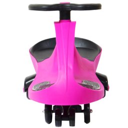 Carrinho Gira Gira Car Infantil Brinquedo Criança Importway Giro BW-004-RS Rosa - 3