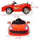 Ver imagem 2 de Mini Carro Elétrico Infantil Criança Bateria 6v Importway Ferrari Vermelha Bw005-vm Bivolt