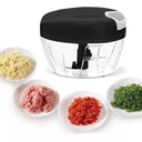 Ver imagem 2 de Mini Processador Triturador de Alimentos com 3 Lâminas 500ml:preto