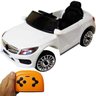 Mini Carro Elétrico Infantil Criança 6v com Controle Remoto Importway Mercedes Branco Bw-007-br - 1