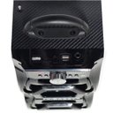 Ver imagem 5 de Caixa Som Amplificada Portátil Bluetooth Mp3 Fm USB SD Aux Bateria 10W Rms Exbom - Cs-M434Bt Preto