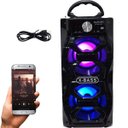 Ver imagem 1 de Caixa Som Amplificada Portátil Bluetooth Mp3 Fm USB SD Aux Bateria 10W Rms Exbom - Cs-M434Bt Preto