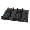 Cooktop Fit Line Fischer 4 Bocas Vidro Preto Chama Rapida  bivolt  36310-102671 - 2
