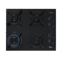 Cooktop Fit Line Fischer 4 Bocas Vidro Preto Chama Rapida  bivolt  36310-102671 - 3