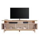 Ver imagem 3 de Rack para Tv até 75 Nt1385 Ripado Off White-freijó Notável Móveis Off White-freijó