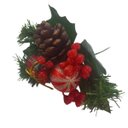 Ver imagem 7 de Kit C/50 Enfeite Natal Galho Com Pinha Ramo de Árvore Porta Pinheiro