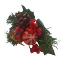 Ver imagem 5 de Kit C/50 Enfeite Natal Galho Com Pinha Ramo de Árvore Porta Pinheiro