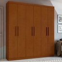 Ver imagem 1 de Guarda-roupa Casal Jazz 6 Portas 3 Gavetas Frassino - Móveis Lopas