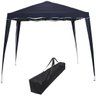 Tenda Gazebo Articulada 3x3x2,4 M Barraca Praia Sanfonada Dobravel Azul Alumínio com Bolsa - 1