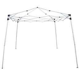 Tenda Gazebo Articulada 3x3x2,4 M Barraca Praia Sanfonada Dobravel Azul Alumínio com Bolsa - 4