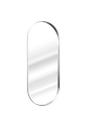 Ver imagem 1 de Espelho Grande Oval com Moldura em Metal Decorativo 115 X 50cm