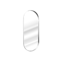 Ver imagem 1 de Espelho Grande Oval com Moldura em Metal Decorativo 115 X 50cm