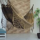 Ver imagem 1 de Rede de Dormir Casal Pernambucana Caramelo com Marrom