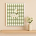 Ver imagem 2 de Quadro Infantil Country Patinho 45x34cm Mold Branca