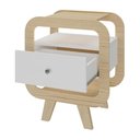 Ver imagem 5 de Mesa Lateral com 1 Gaveta e Portas Usb Multimóveis