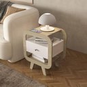 Ver imagem 1 de Mesa Lateral com 1 Gaveta e Portas Usb Multimóveis