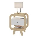 Ver imagem 2 de Mesa Lateral com 1 Gaveta e Portas Usb Multimóveis