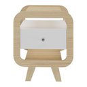 Ver imagem 7 de Mesa Lateral com 1 Gaveta e Portas Usb Multimóveis