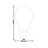 Lâmpada Filamento Carbono Blumenox A19 Retro E27 Âmbar 110v - 3