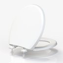 Ver imagem 2 de Assento Sanitário Polipropileno Oval Evolution Tupan - Branco