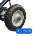 Ver imagem 5 de Carrinho de Carga para Barril de Chopp 200kg com Rodas Pneumáticas