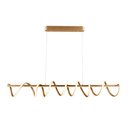 Ver imagem 1 de Lustre Pendente Sindora Dcd03065 Dourado Led Bivolt