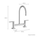 Ver imagem 2 de Misturador de Mesa para Cozinha Cromado Deca Cod: 1256.c27