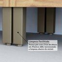 Ver imagem 7 de Balcões de Cozinha 100% MDF 3 Portas Basculantes 4 Gavetas e Tampos 200cm Vicenza Espresso Móveis Cinza/Amêndoa/Chumbo