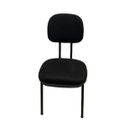 Ver imagem 2 de Cadeira Secretária Fixa Tecido 4 Pés Palitos 100% Nacional para Escritório