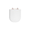 Ver imagem 1 de Assento Sanitário Poliéster Life / Vogue Plus - Branco - Cód 17 - Ferragem Aço Inox com Rebites Ocul