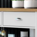 Ver imagem 6 de Aparador Carrinho Café 2 Gavetas 85 Cm Ba135 Branco Dtall