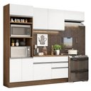Ver imagem 3 de Armário de Cozinha Completa 270cm Rustic/Branco Glamy Madesa 14