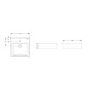 Ver imagem 2 de Cuba de Apoio com Mesa 40x40cm Pacific - Incepa