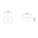 Ver imagem 2 de Cuba Embutir Redonda 36,5cm Sl - Celite - Branco