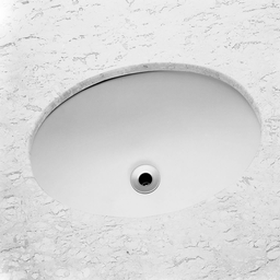 Cuba Oval Embutir 39x30cm sem Ladrão Celite - Branco - 3