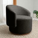 Ver imagem 1 de Poltrona Decorativa Orgânica Espanha Sala e Recepção Bouclê:marrom