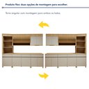Ver imagem 7 de Cozinha Completa Modulada 5 Peças 8 Portas 4 Gavetas Torre Angular 100% Mdf Realeza Premium