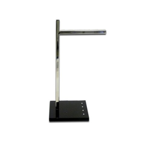 Porta Toalha de Lavabo Com Strass Cristal Decor - Preto