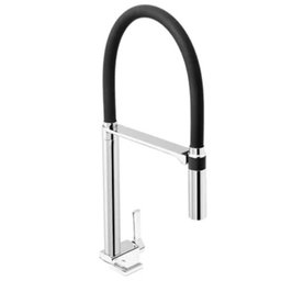 Torneira Docol Doc para Cozinha Bica Alta Preto e Cromado - 2