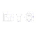 Ver imagem 2 de BACIA DECA CONV.VOGUE PLUS CONFORTO P510 GE17