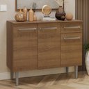 Ver imagem 1 de Buffet Aparador 105cm 3 Portas e 1 Gaveta rustic Madesa Rustic