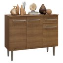 Ver imagem 2 de Buffet Aparador 105cm 3 Portas e 1 Gaveta rustic Madesa Rustic
