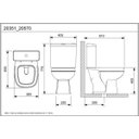 Ver imagem 2 de Bacia para Caixa Acoplada Branco - City Plus - Celite - 1203510010300