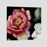 Quadro Camélia Rosa I Tela No Chassi 40X40Cm - 1